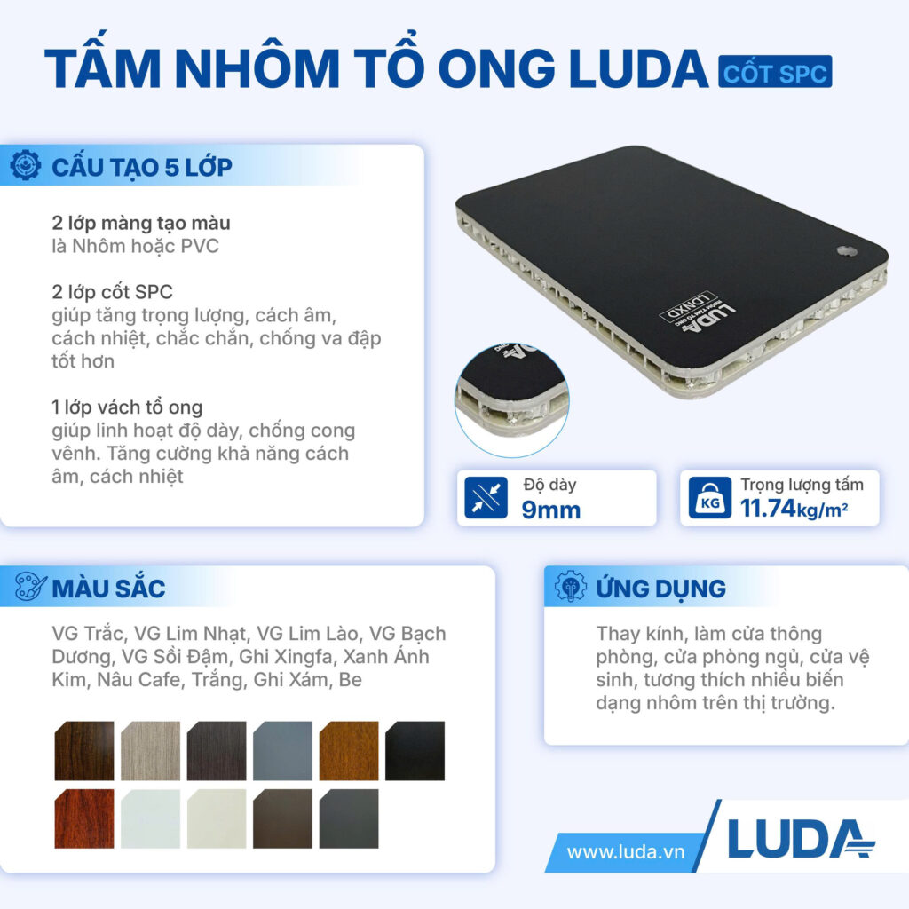 tấm nhôm tổ ong