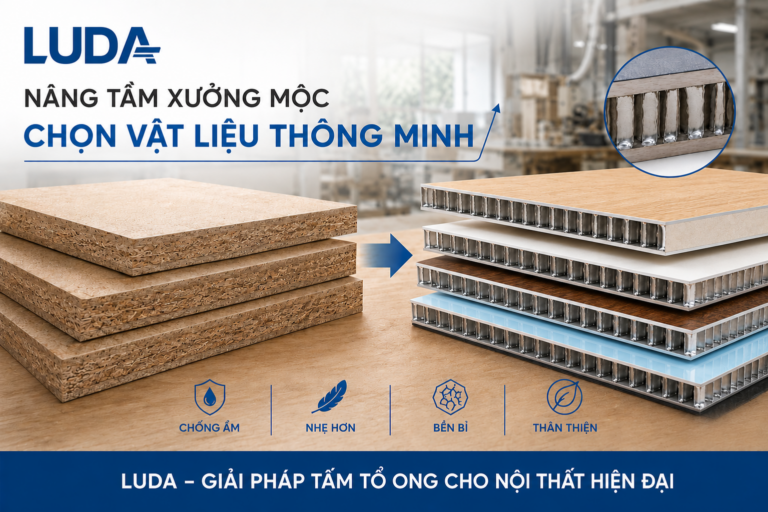 Khi nào xưởng nội thất nên chuyển từ MDF sang tấm tổ ong?