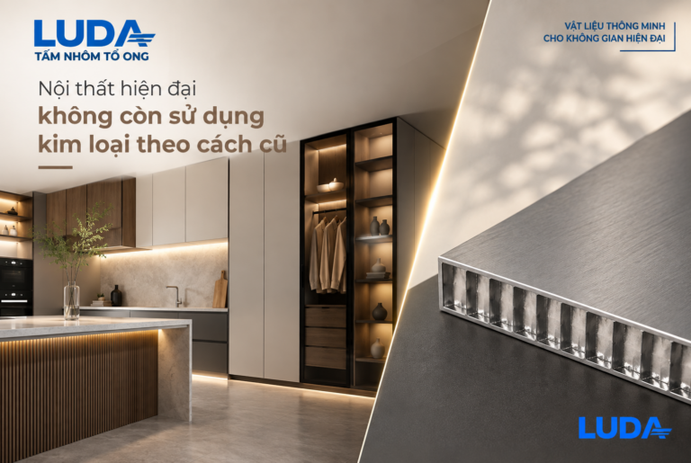 Vì sao vật liệu kim loại truyền thống tạo cảm giác lạnh và kém thẩm mỹ?