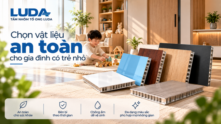 Xu hướng lựa chọn vật liệu an toàn cho gia đình có trẻ nhỏ