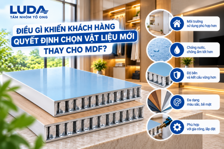 Điều gì khiến khách hàng quyết định chọn vật liệu mới thay cho MDF?