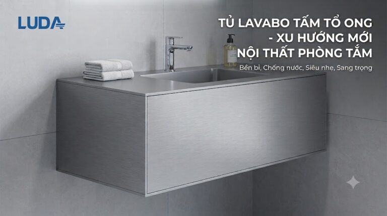 Vì sao tủ lavabo 100% tấm tổ ong là xu hướng nội thất phòng tắm?