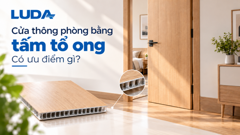 Cửa thông phòng bằng tấm tổ ong có ưu điểm gì?